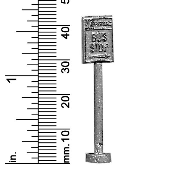 Bus Stop Sign 1 5/8&quot; High