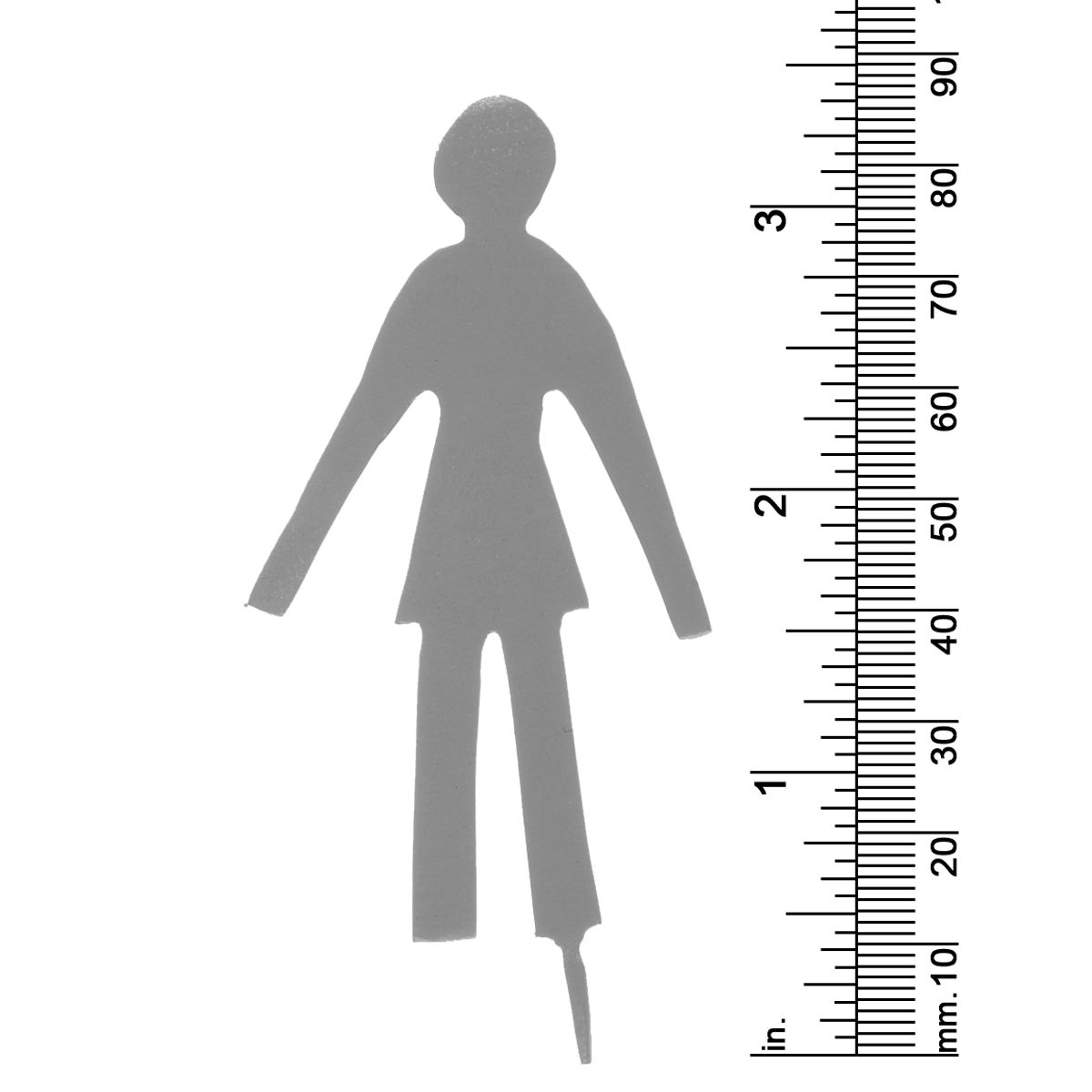 1/2&quot; Scale Female Figure Standing