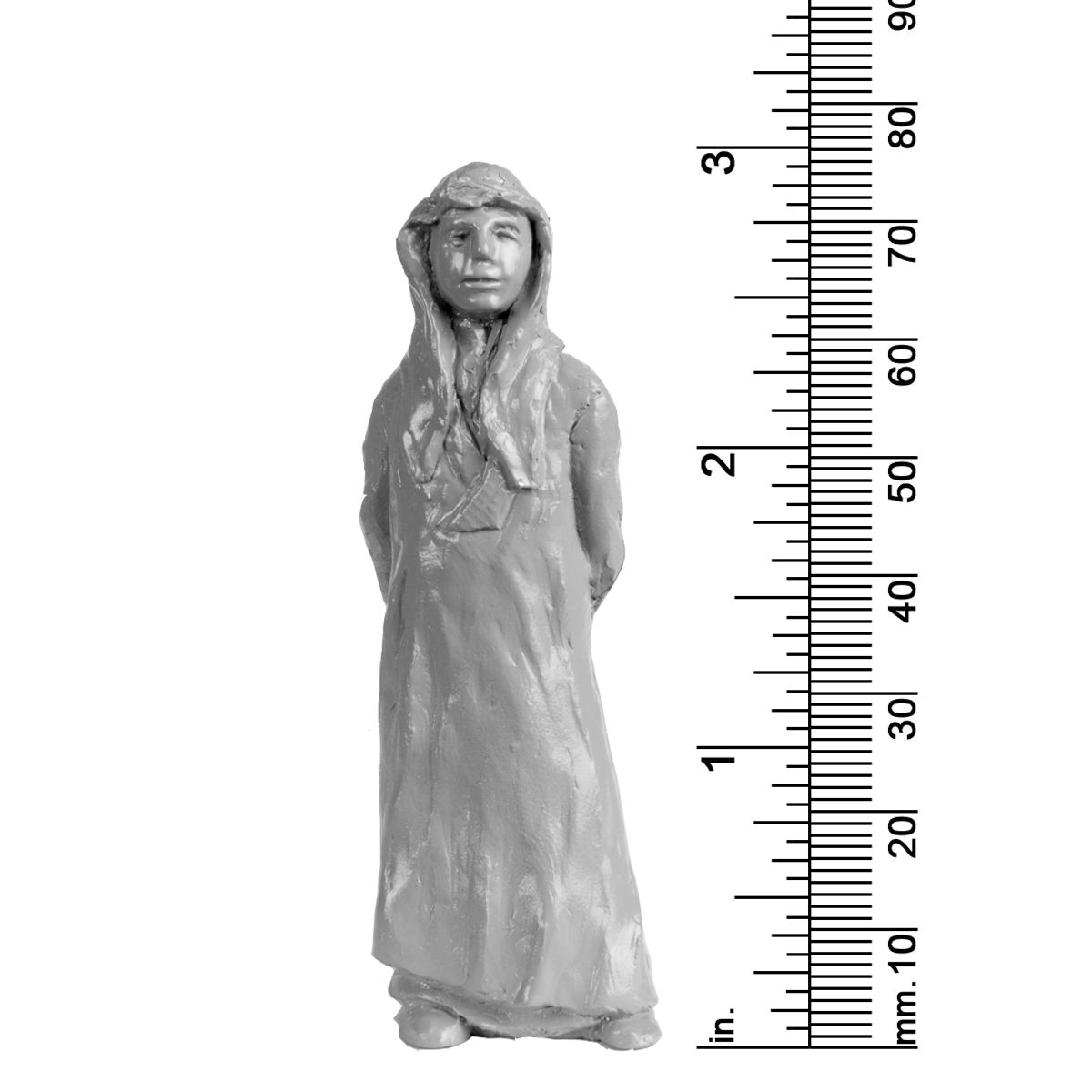 1/2&quot; Scale Arab Standing Male Hands behind back