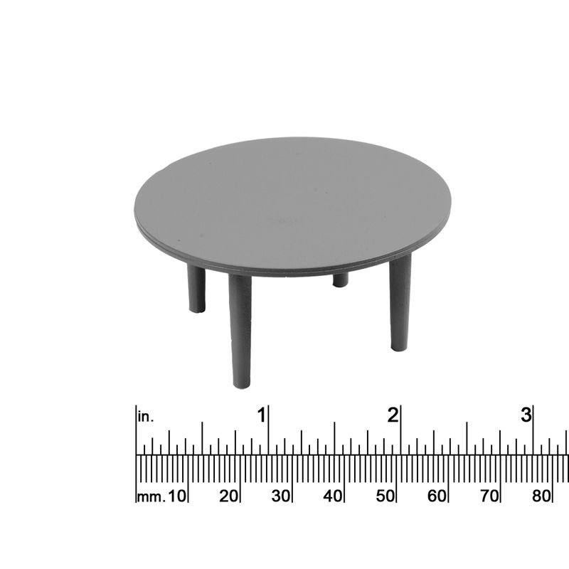 1/2&quot; Scale Table, Round