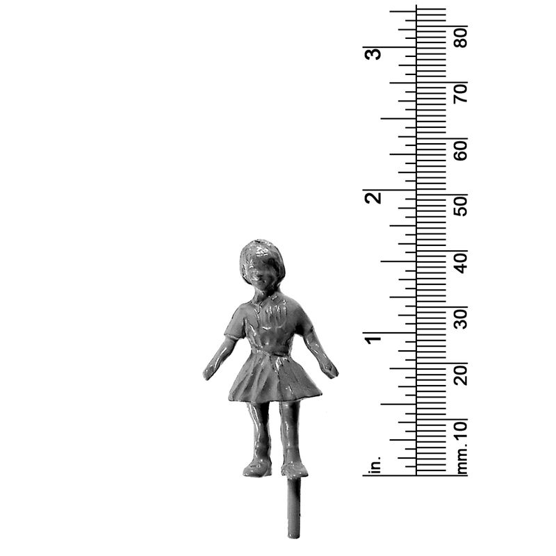 1/2&quot; SCALE GIRL, DRESS, STEM