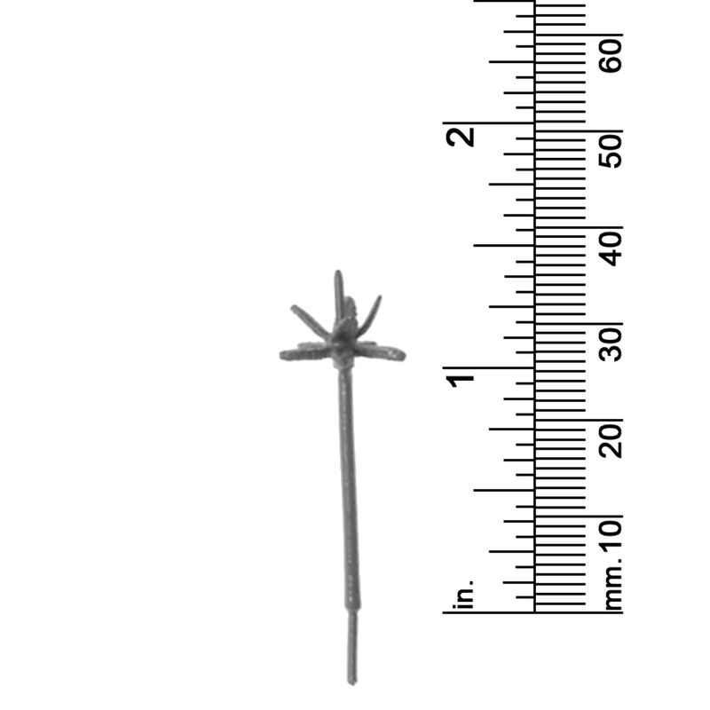 1-3/8&quot; PALM TREE, 2 FRONDS
