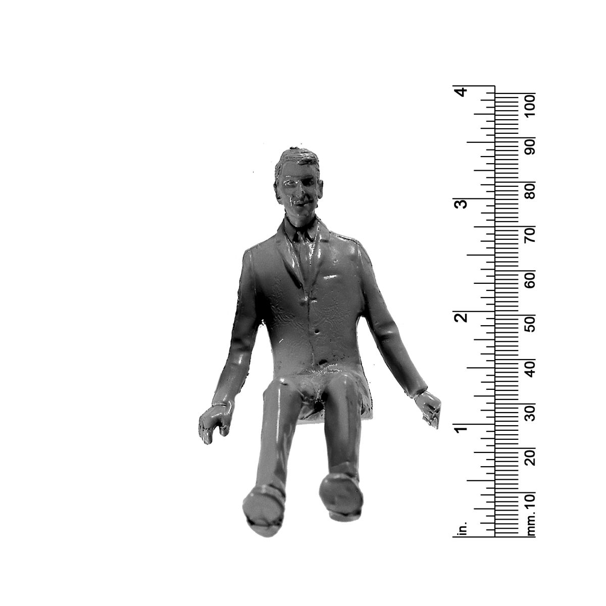 3/4&quot; SCALE MALE, SUIT, SEATED