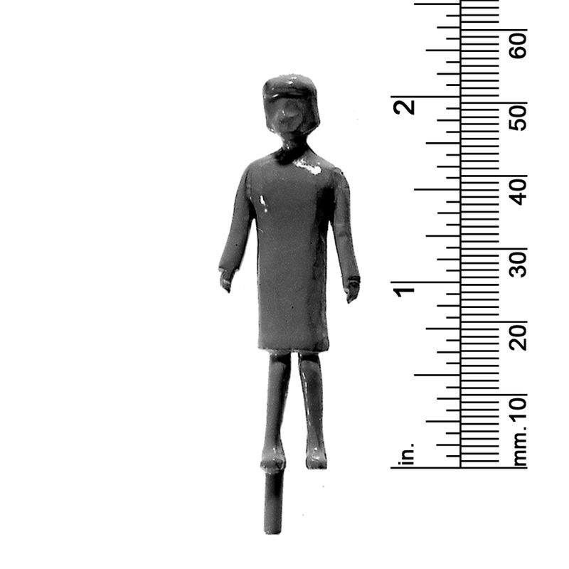 3/8&quot; SCALE FEMALE, STYLIZED, STEM