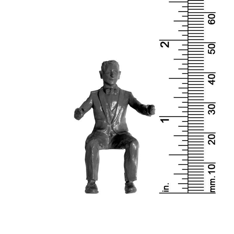 3/8&quot; FIGURE MALE SEATED