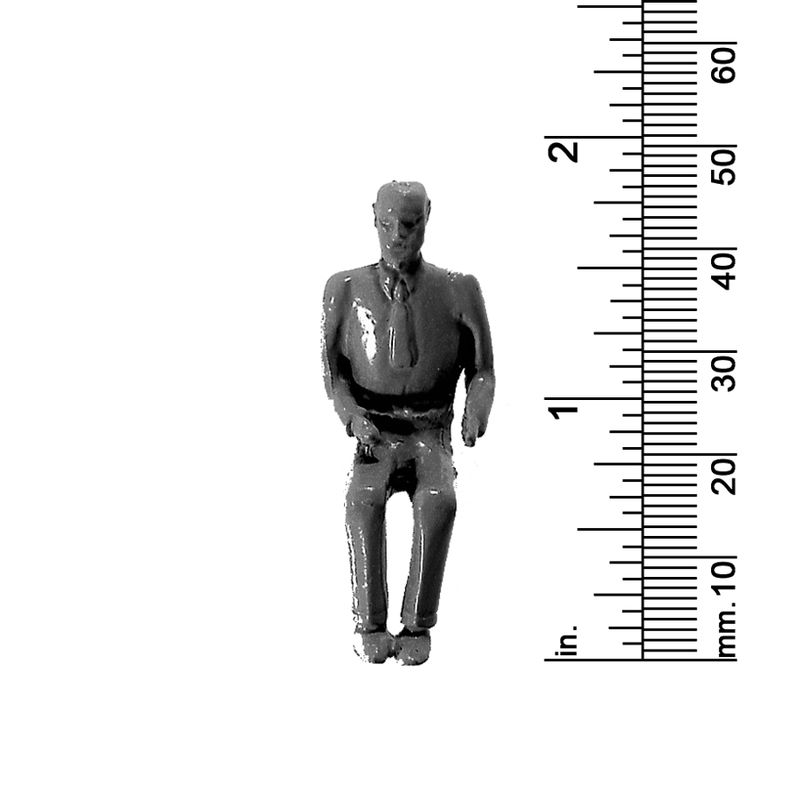 3/8&quot; SCALE MALE, SIRT &amp; TIE, SEATED