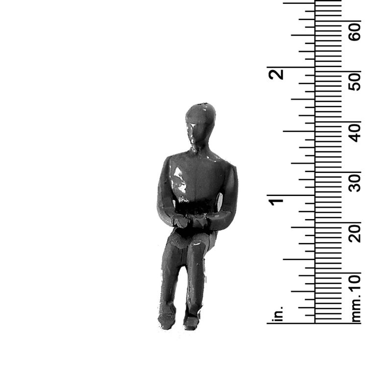 3/8&quot; SCALE MALE, STYLIZED, SEATED
