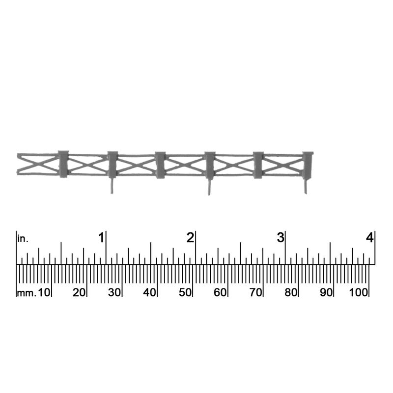 3-1/4&quot; Long x 1/4&quot; High Fence