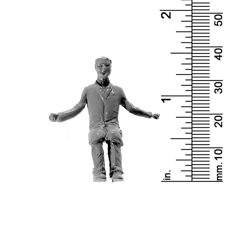 5/16&quot; SCALE MALE, SHOP COAT, SEATED