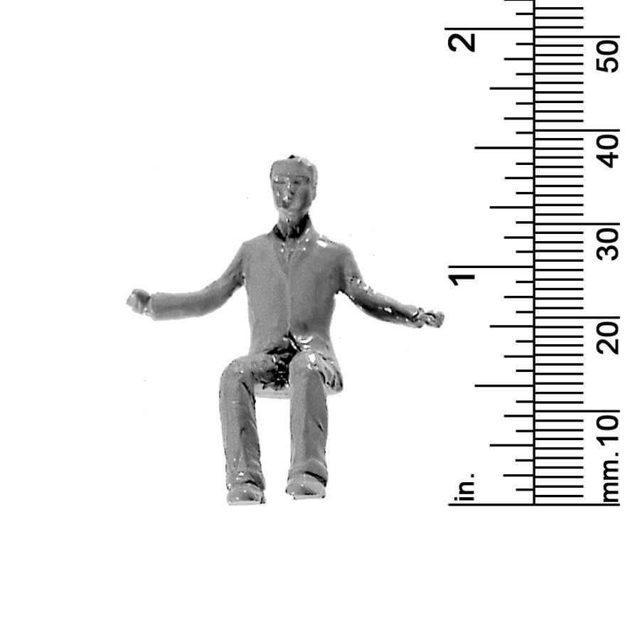 5/16&quot; SCALE MALE, SUIT, SEATED