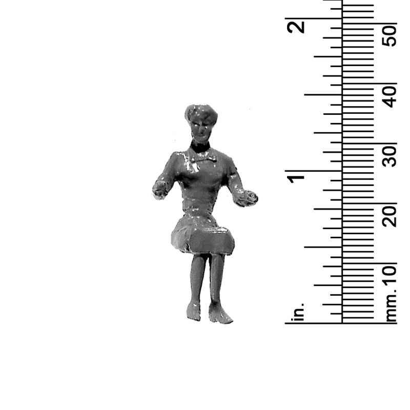 5/16&quot; SCALE FEMALE, DRESS, SEATED