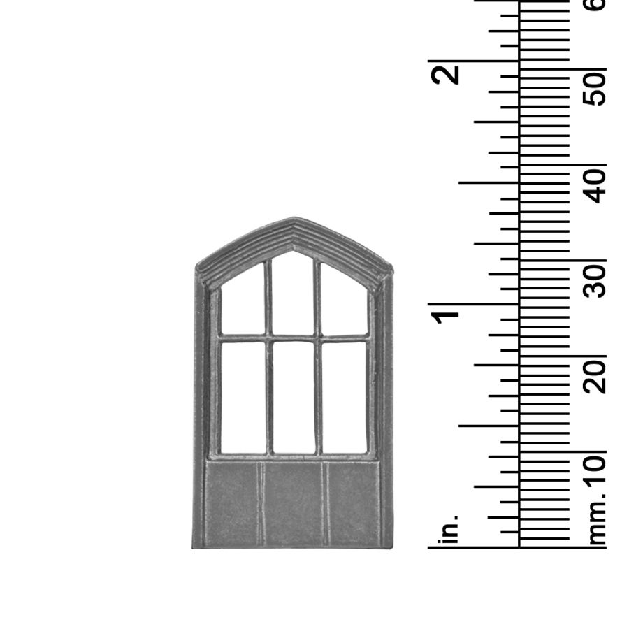 1/4&quot; SCALE WINDOW LARGE PENTAGON