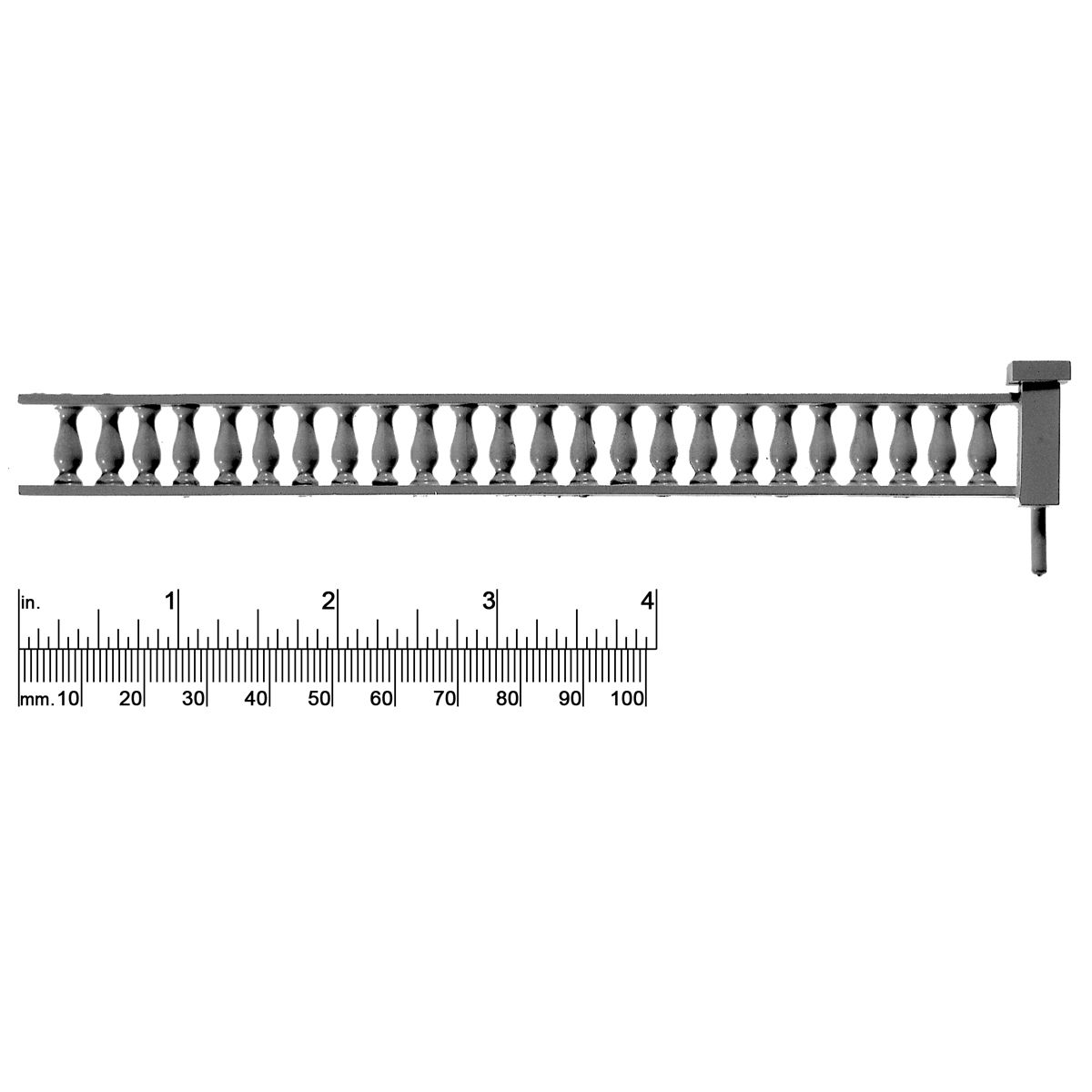 1/4&quot; SCALE RAILING, ORNATE
