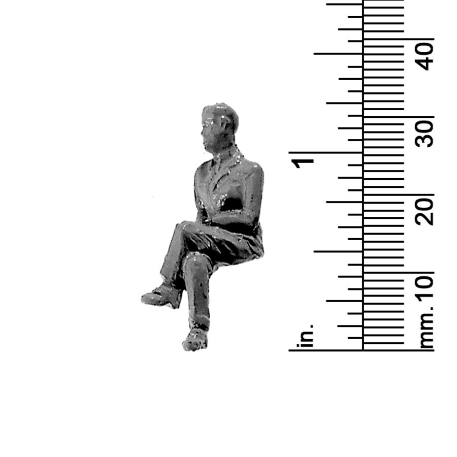 1/4&quot; SCALE MALE, SUIT, SEATED