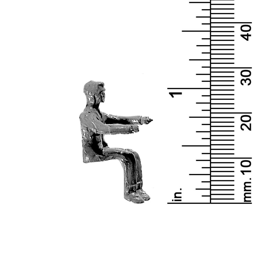 1/4&quot; SCALE SEATED MALE, SUIT