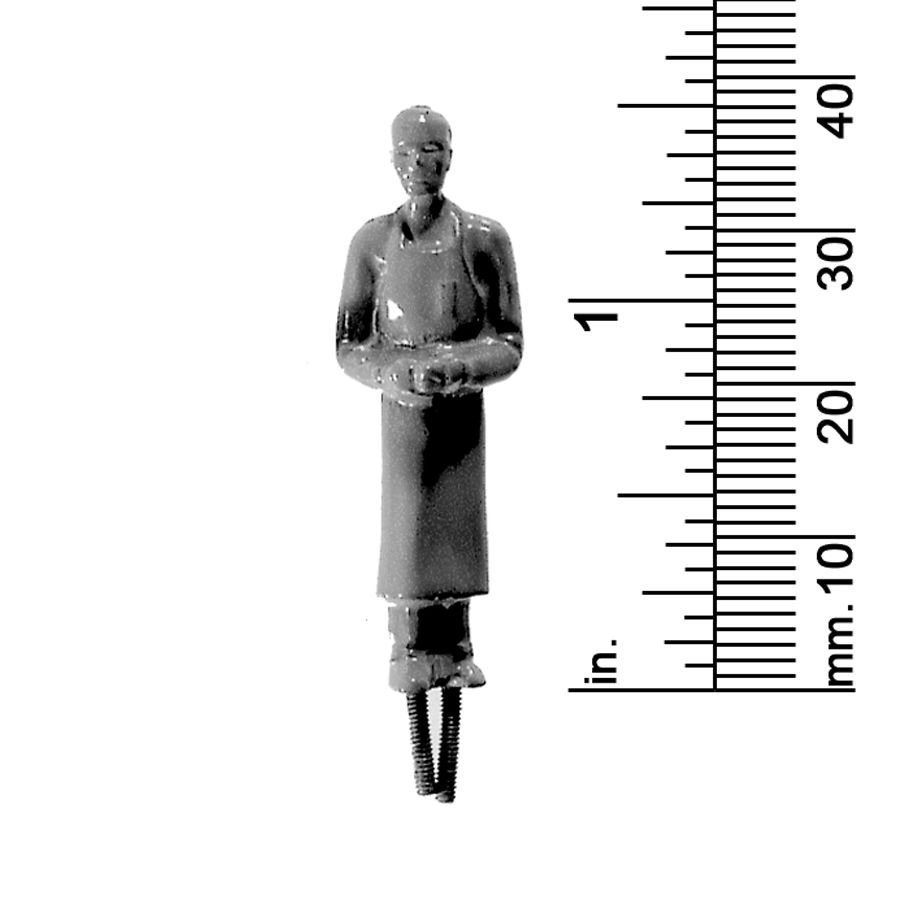 1/4&quot; SCALE MALE WORKER, APRON