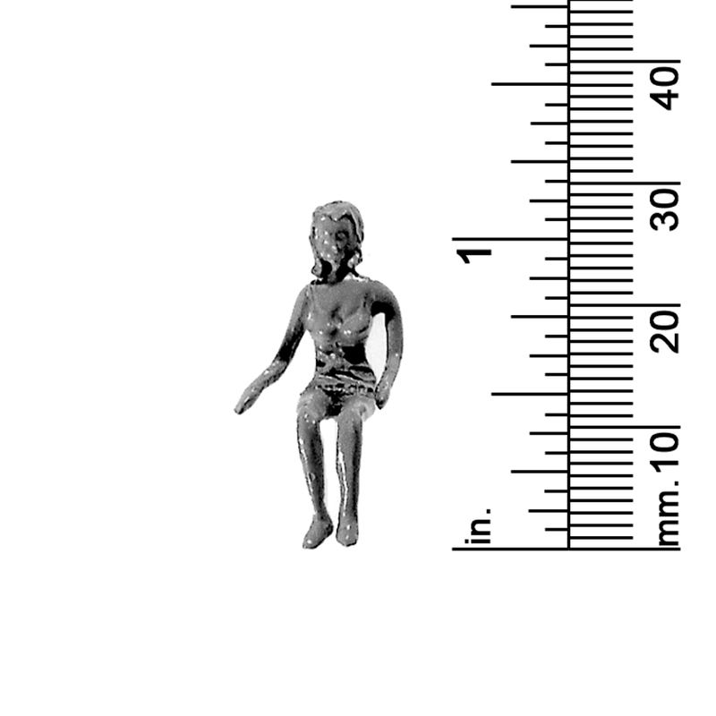 1/4&quot; SCALE FEMALE, SWIMSUIT, SEATED