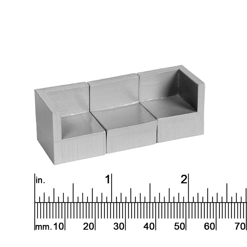 1/4&quot; SCALE SOFA / BOOTH 3 PIECE