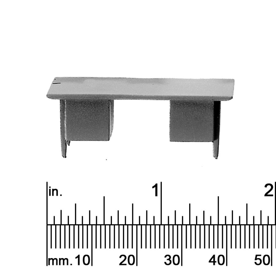 1/4&quot; SCALE DESK, 2 PEDESTAL