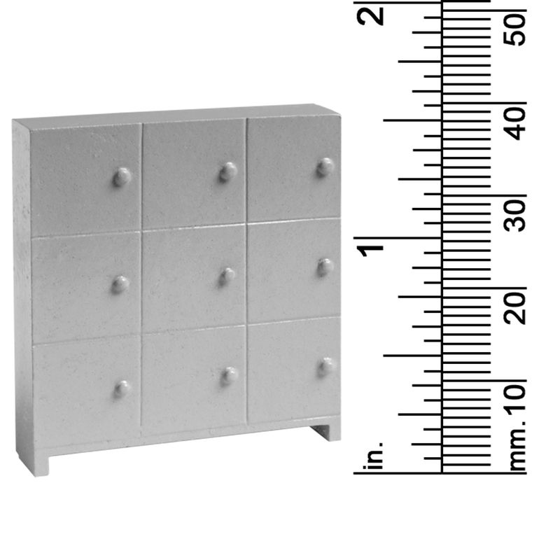 1/4&quot; SCALE LOCKER 9 DOOR