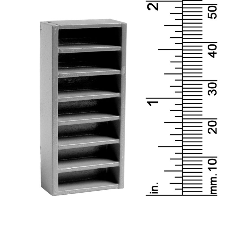 1/4&quot; SCALE SHELVING UNIT 7 SHELVES
