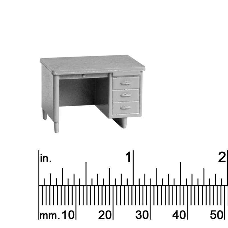 1/4&quot; SCALE DESK 3 DRAWERS