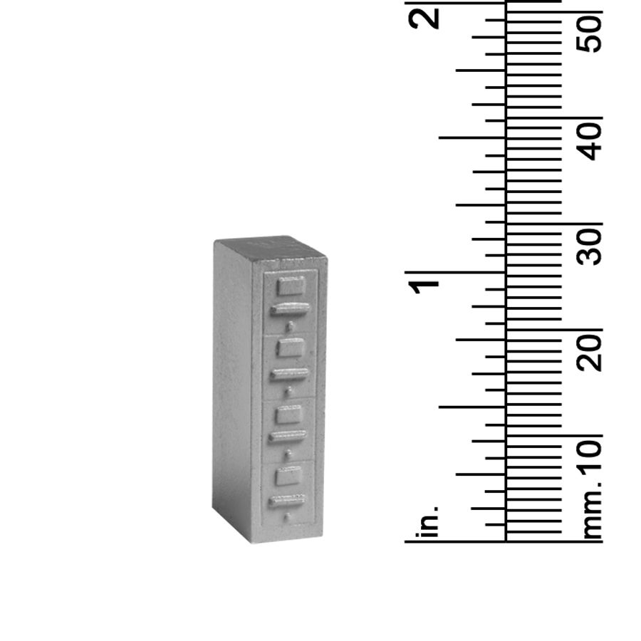 1/4&quot; SCALE FILE CABINET 4 DRAWER