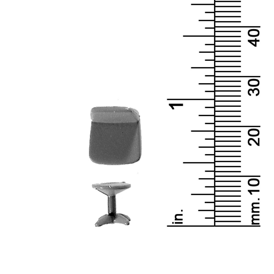 1/4&quot; SCALE CHAIR, FOOTED PED. BASE