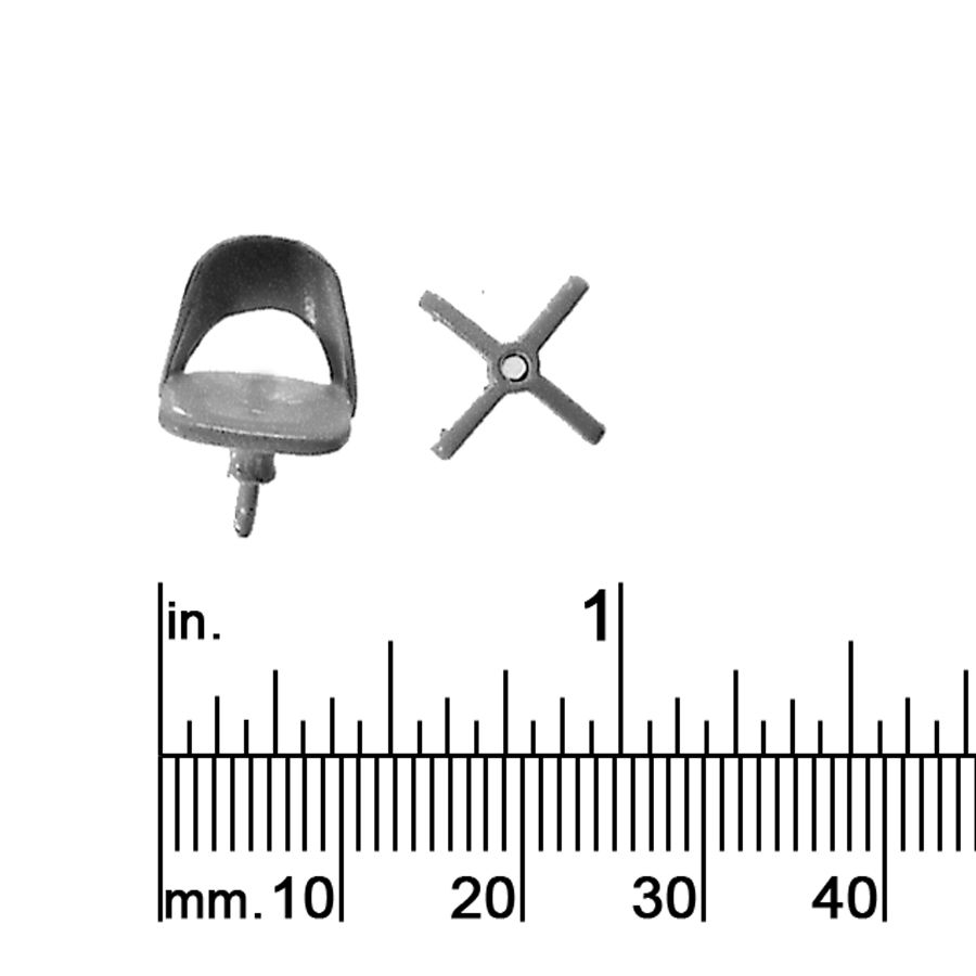 1/4&quot; SCALE CHAIR, SWIVEL, 2 PC.