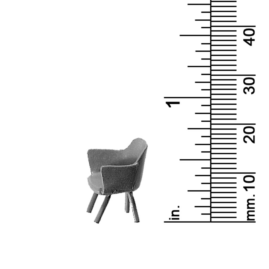 1/4&quot; SCALE CHAIR, BARREL