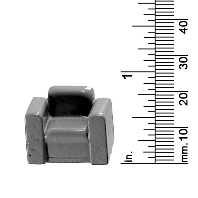 1/4&quot; SCALE CHAIR, OVERSTUFFED