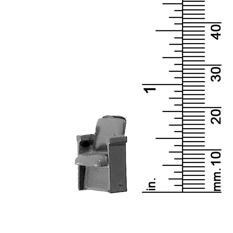 1/4&quot; SCALE AUDITORIUM SEAT, SINGLE