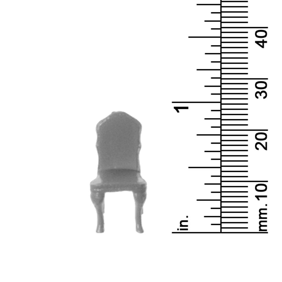 1/4&quot; Scale High Back Dining Chair