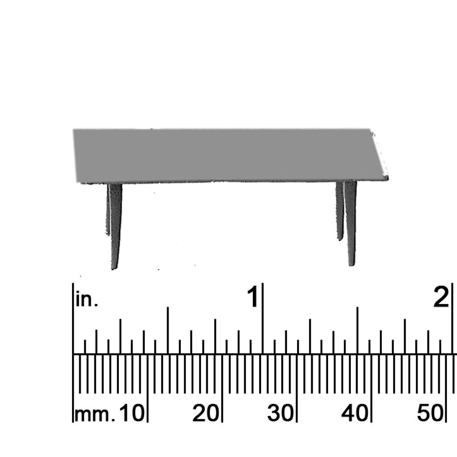 1/4&quot; SCALE TABLE, RECTANGLE
