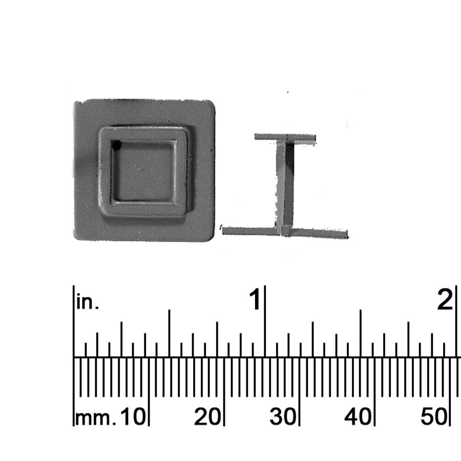 1/4&quot; SCALE TABLE, SQUARE, BASE, 2 PC.