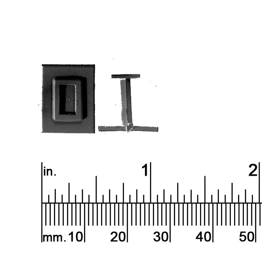 1/4&quot; SCALE TABLE, RECTANGLE, BASE, 2 PC.
