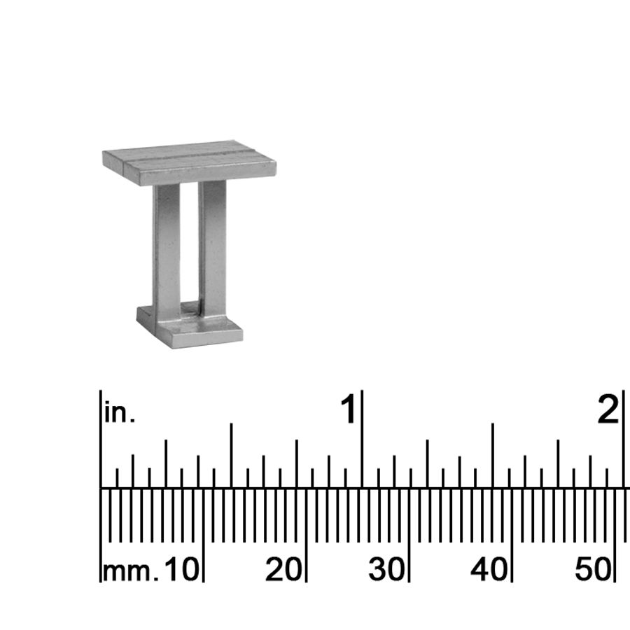 1/4&quot; SCALE PEDESTAL TABLE