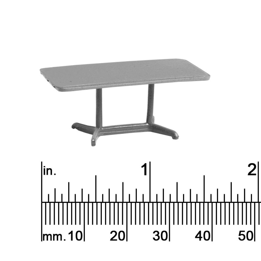 1/4&quot; SCALE TABLE 2 PIECES