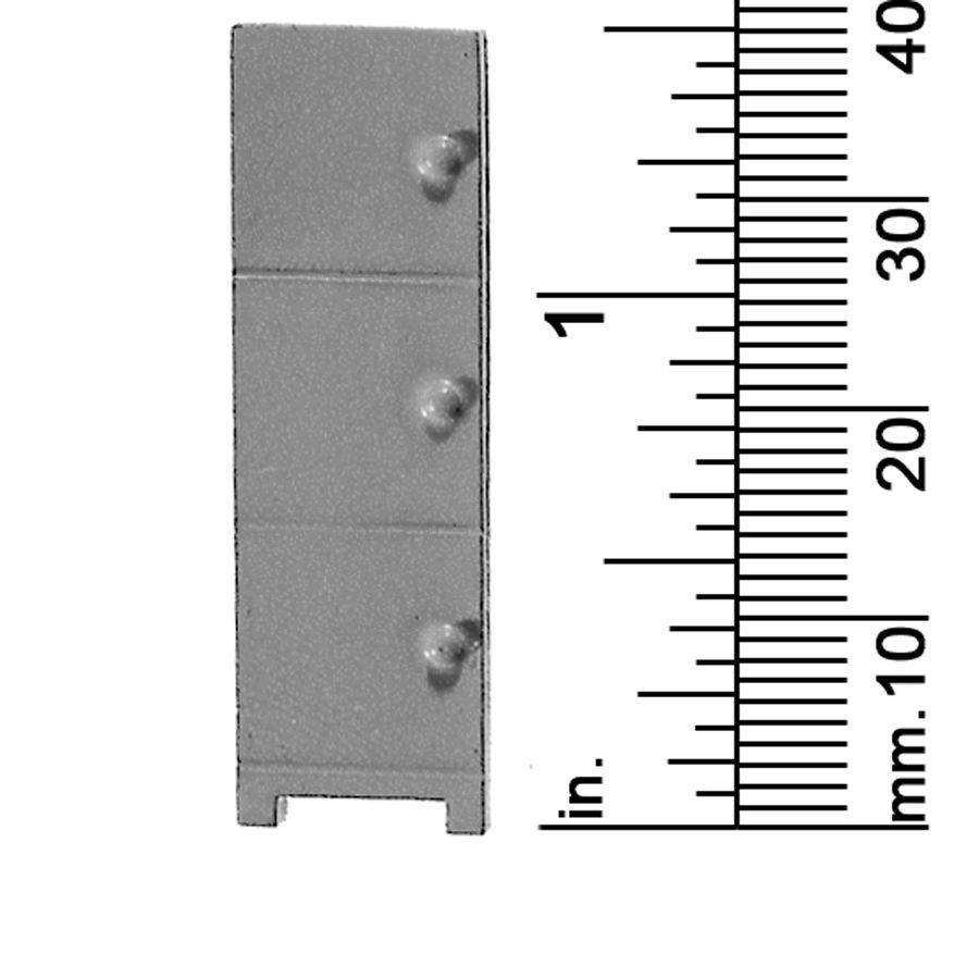 1/4&quot; SCALE 3 DOOR LOCKER