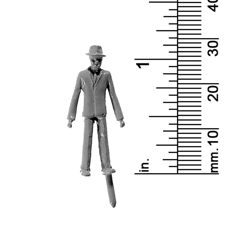 3/16&quot; SCALE MALE, HAT, STEM