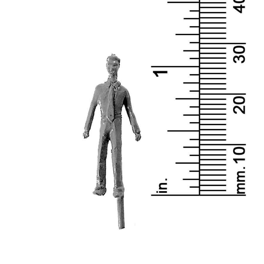3/16&quot; SCALE MALE, SHIRT &amp; TIE, STEM