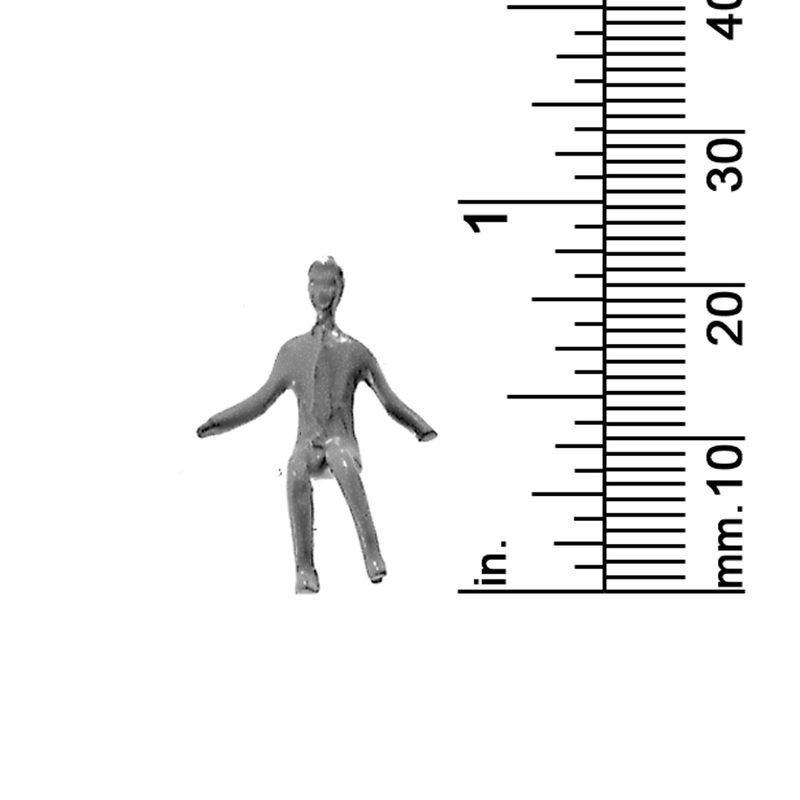 3/16&quot; SCALE MALE, SHIRT &amp; TIE, SEATED