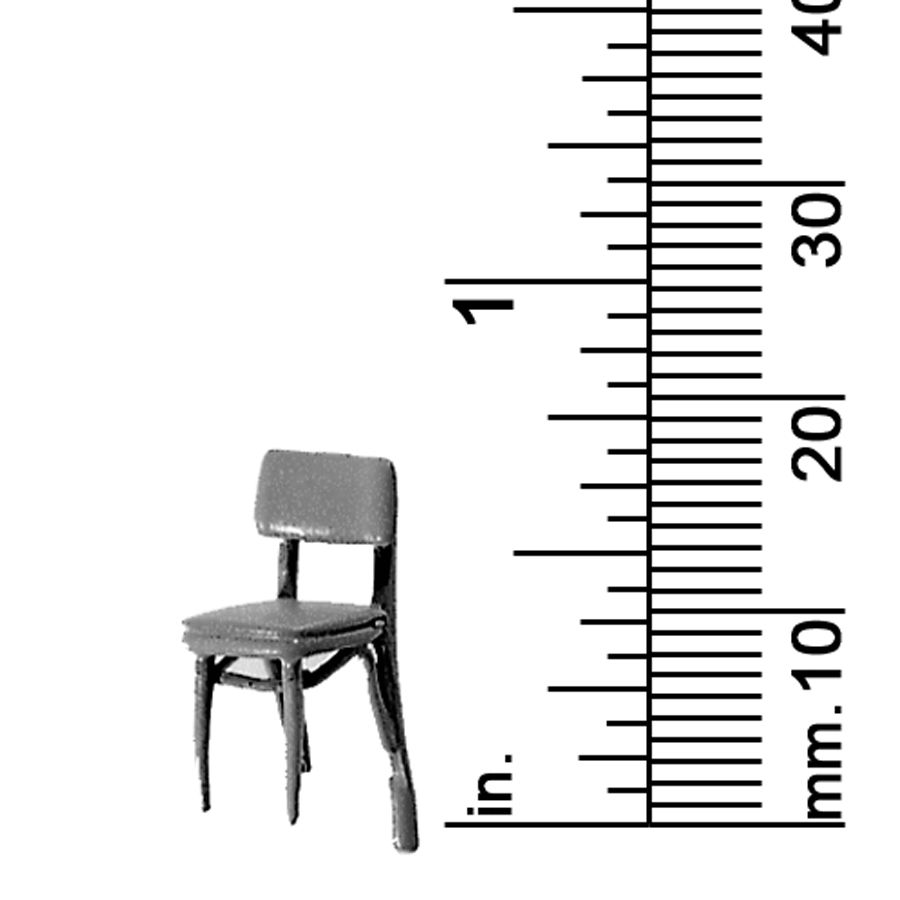 3/16&quot; SCALE CHAIR, STRAIGHT