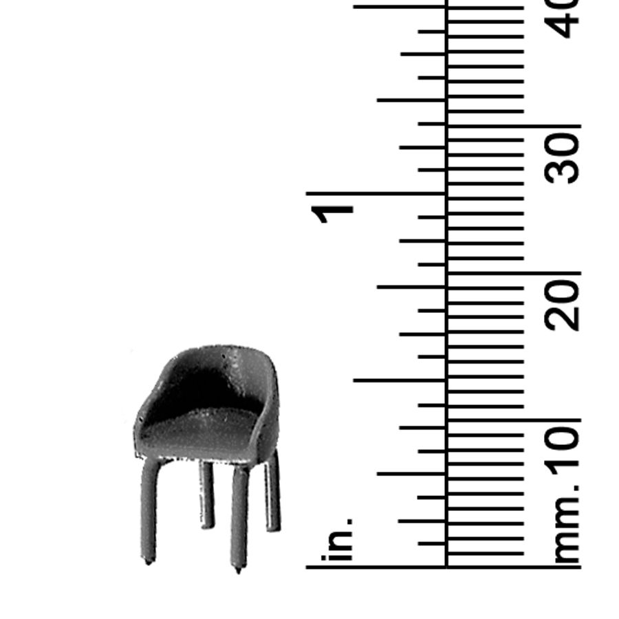 3/16&quot; SCALE CHAIR, BUCKET STYLE