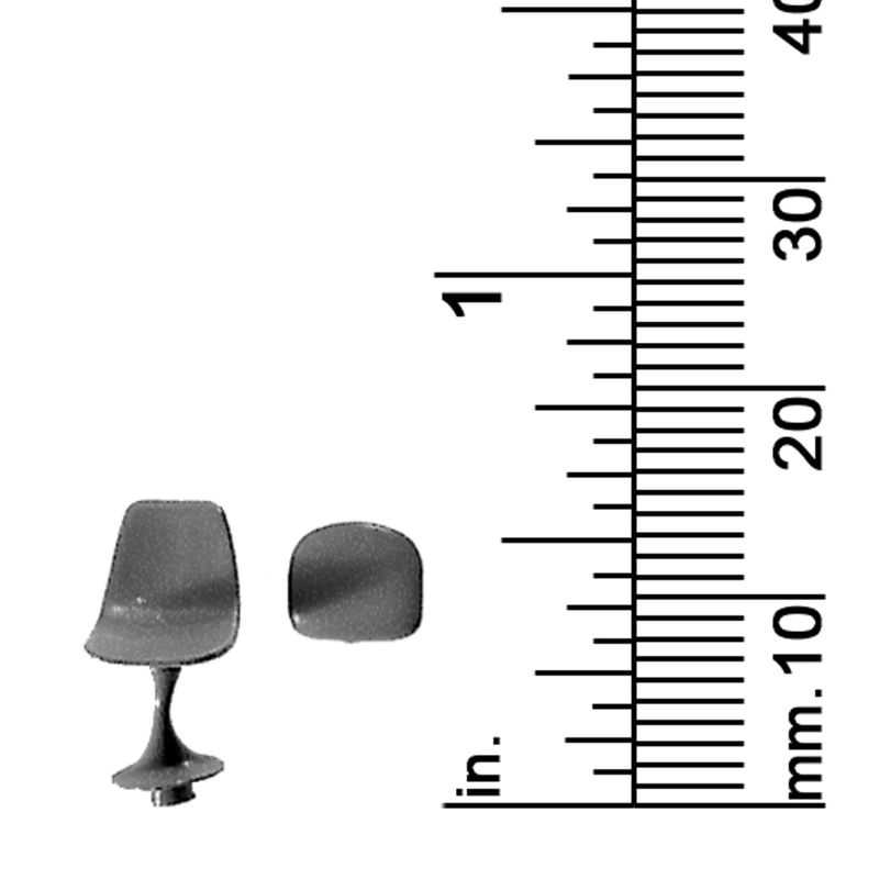 3/16&quot; SCALE CHAIR, PILLOW, PEDESTAL