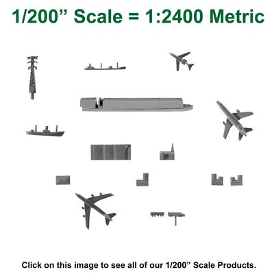 1/200&quot; = 1: 2400 metric scale