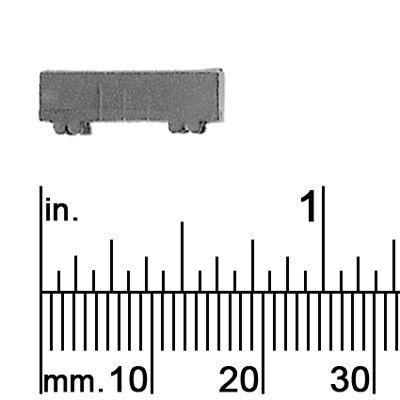 1/50&quot; SCALE RAIL BOX CAR