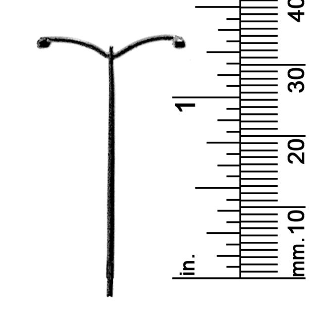 1/32&quot; SCALE STREET LAMP, TWIN-ARC