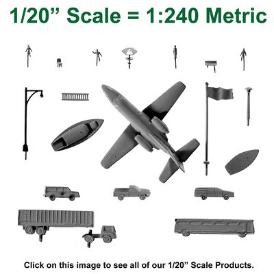 1/20&quot;  = 1:   240 metric scale