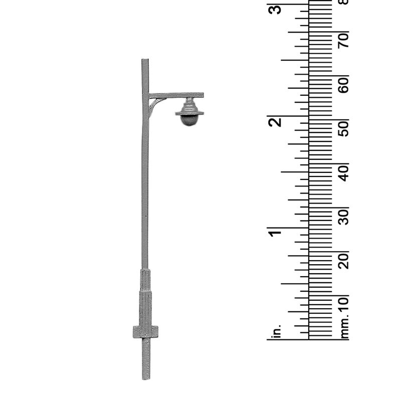 3/32&quot; SCALE PIER LAMP POST (1 GLOBE)